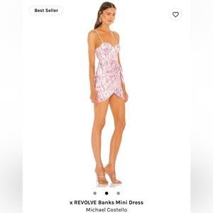 X Revolve Banks Mini Dress Michael Costello